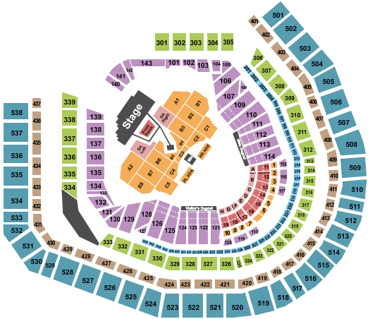 Citi Field Noah Kahan Seating Chart